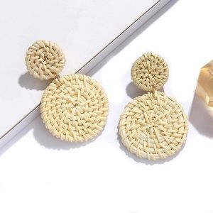 Rattan Earrings